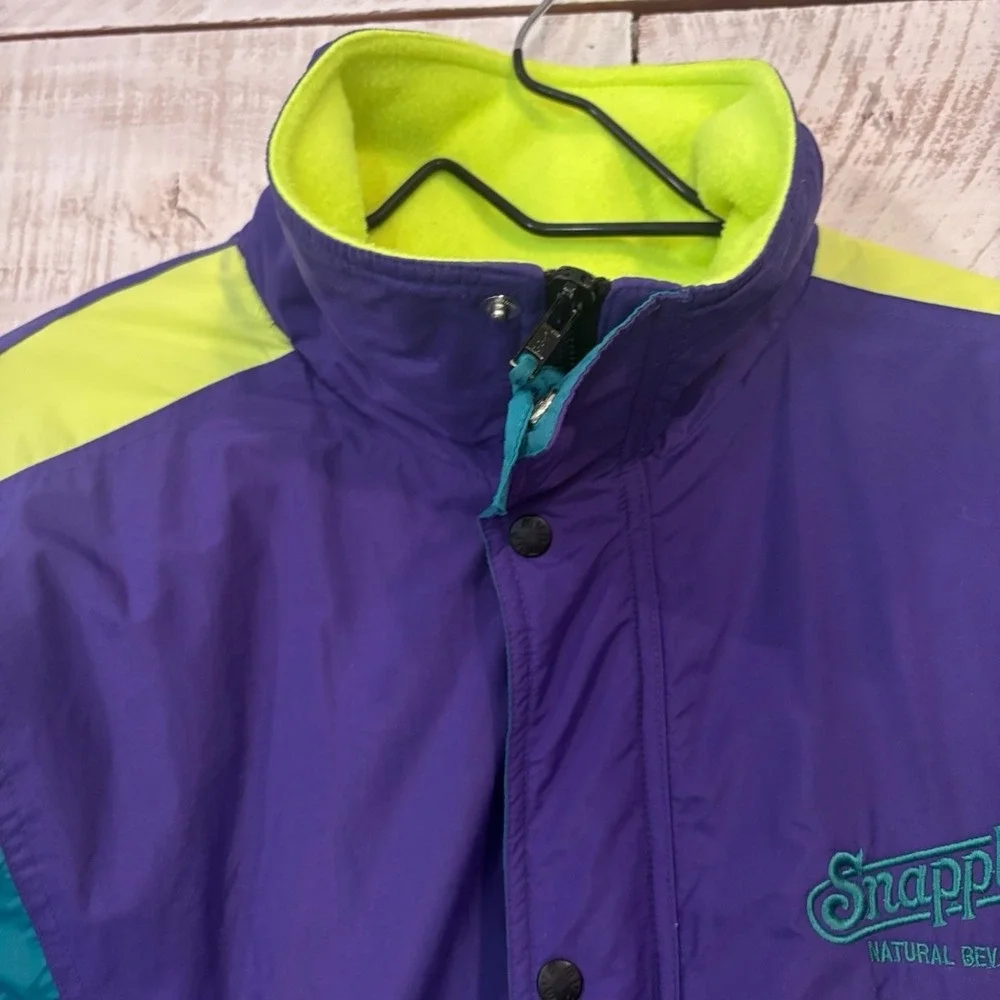 Vintage Pepsi  Snapple 90's Men's L Parka Winter Jacket Ski Vintage Rare‎